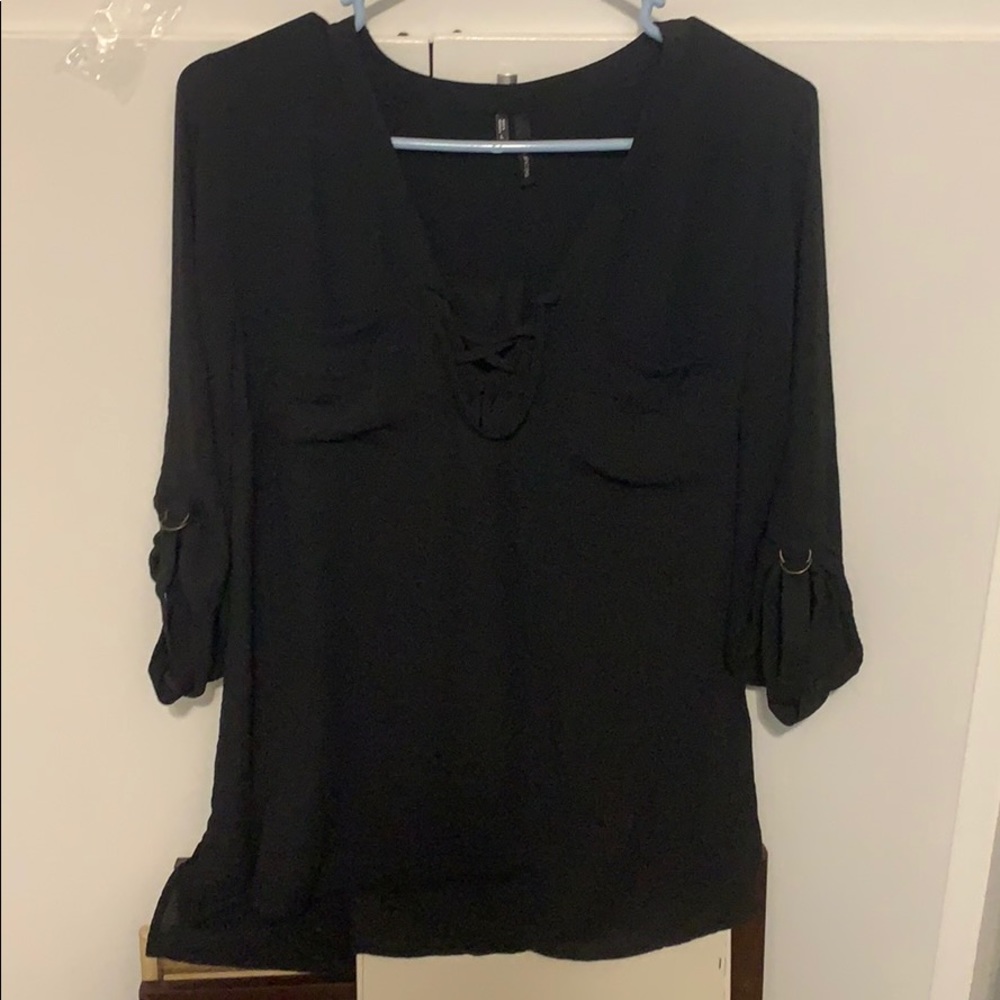 Maurice’s tie up blouse